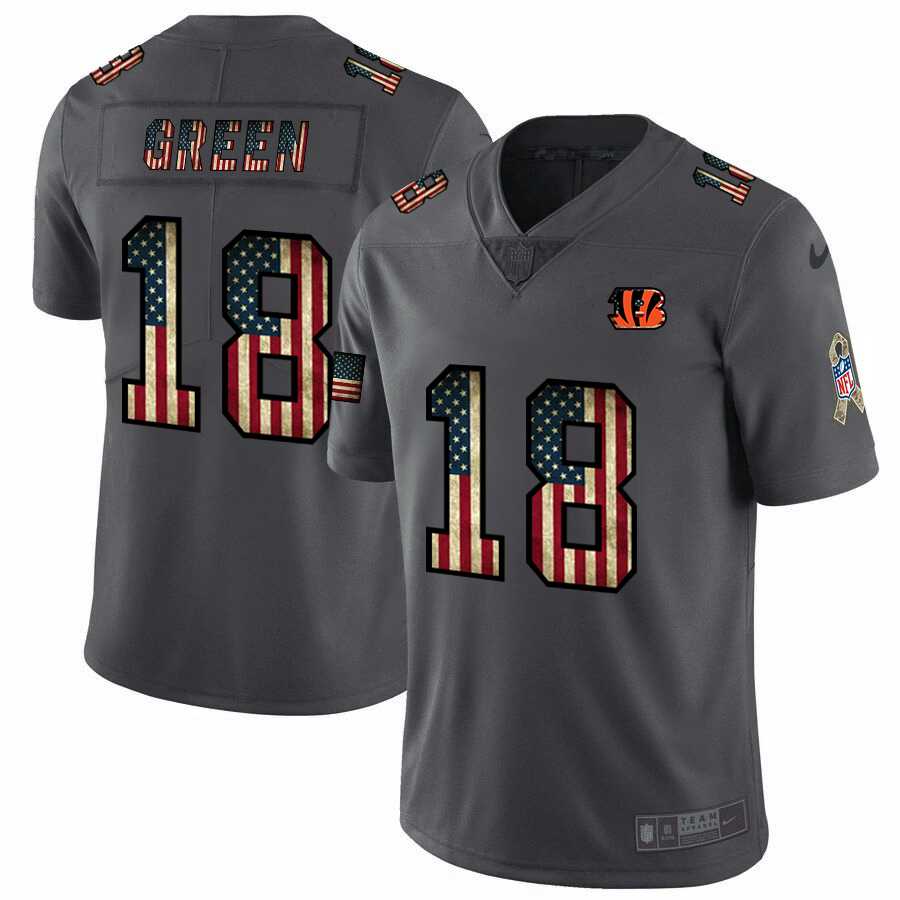 Nike Bengals 18 A.J. Green 2019 Salute To Service USA Flag Fashion Limited Jersey Dyin,We sell and wholesale Nike Bengals 18 A.J. Green 2019 Salute To Service USA Flag Fashion Limited Jersey Dyin on line form chian!
